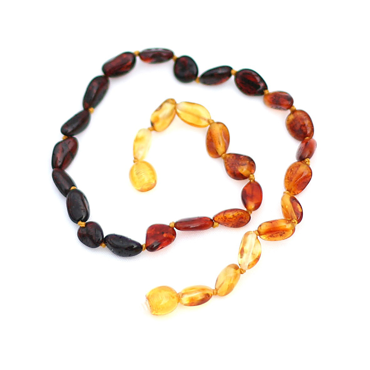 Rainbow on sale amber necklace