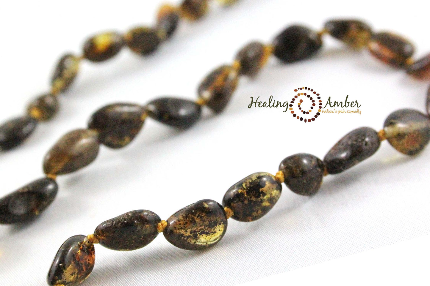Molasses Olive Speckle-Oval-7.5" clasp