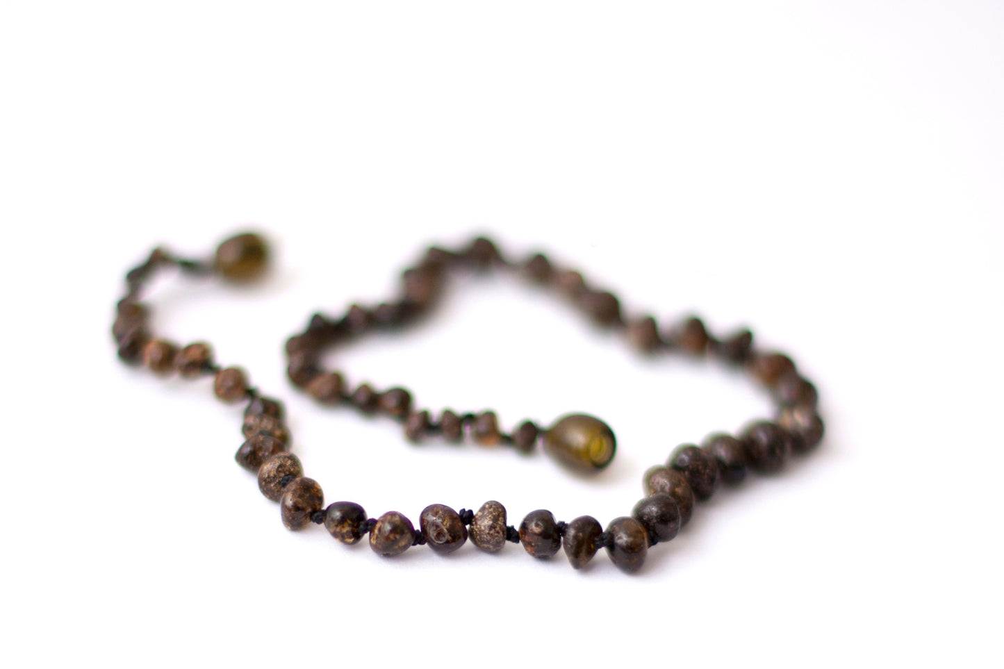 Molasses Olive Speckle-Circle-5.5" clasp