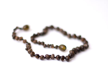 Molasses Olive Speckle-Circle-6.5" clasp