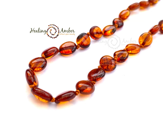 Caramel-Oval-9" clasp